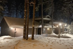 Front Snow Night